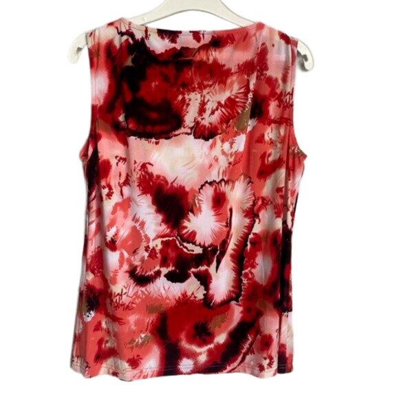 Franco Mirabelli Lua Sleeveless Stretch Tank Top Temptation Size L - Picture 4 of 4